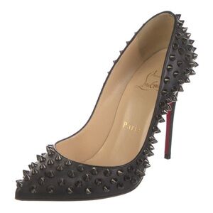 Christian Louboutin Black Studded Heels